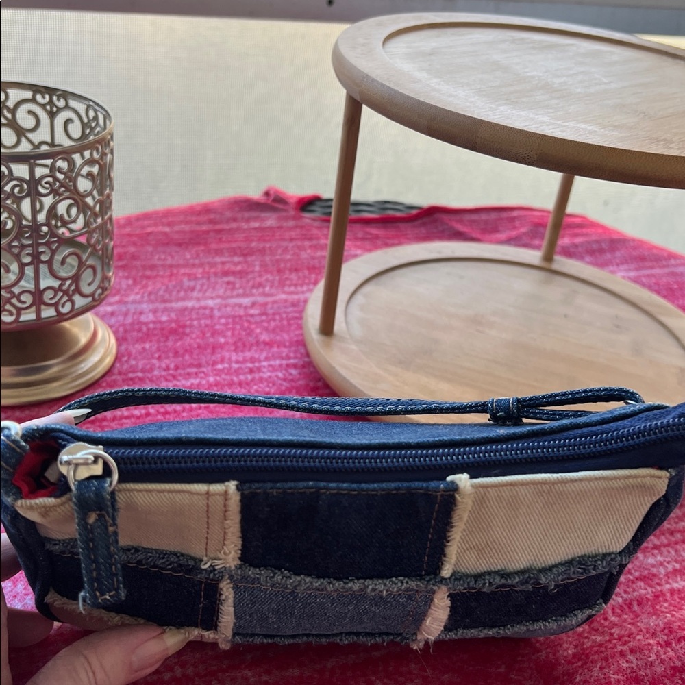 Patchwork Denim Shoulder Bag - Picture 5 of 7
